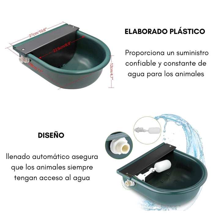 Bebedero Automático Grande Para Caballos, Vacas, Cabras