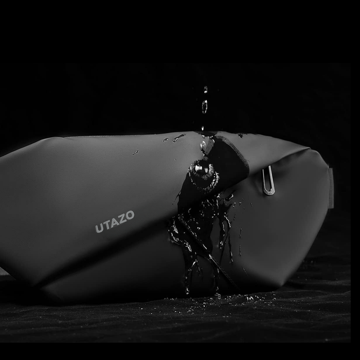 Banano Impermeable Trip On Bolso Cruzado Hombre Negro riñonera Utazo