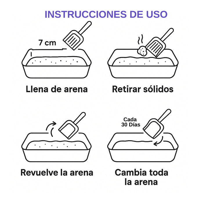 Arena Sanitaria Aglutinante Misifus 8kg Aroma Lavanda