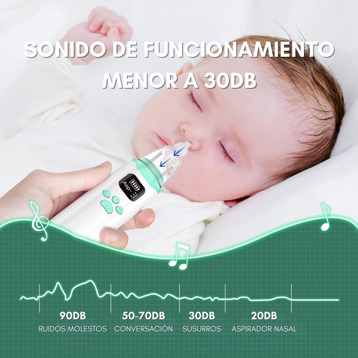 Aspirador Nasal Removedor Mocos Eléctrico Para Bebés Niños