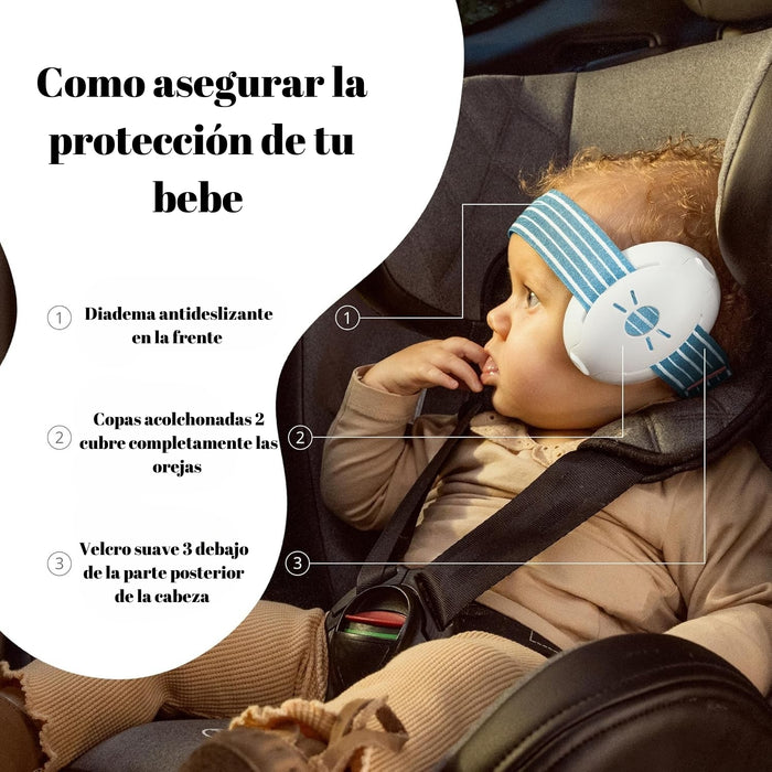Protección Audífonos Anti-ruido Para Bebes Niños