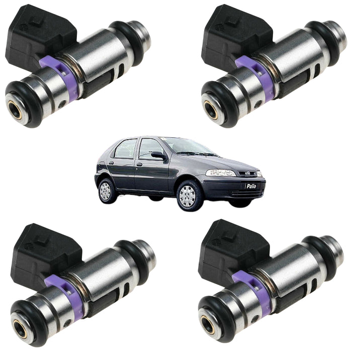 Pack 4 Inyector De Gasolina Fiat Palio 1.3 1998-2003