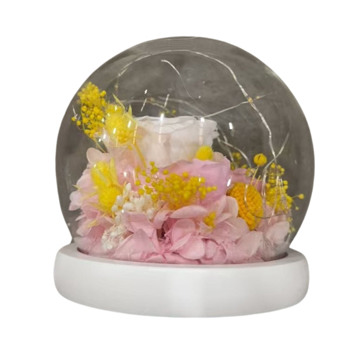 Rosas Eternas Flores Artificiales Decoracion Hogar Luz Led