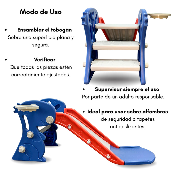 Resbalín Plastico Tobogán Plegable Niños Juego Infantil