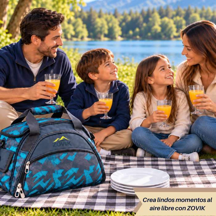 Mochila Picnic 30 Utensilios Para 4 Personas Outdoor