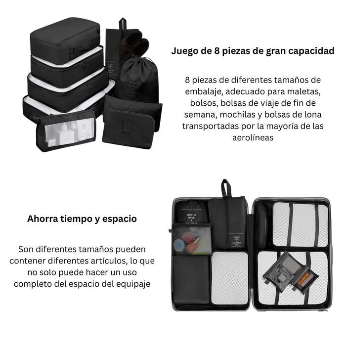 Maleta Cabina Utazo Carry On 10kg + Set Bolsa Organizadora