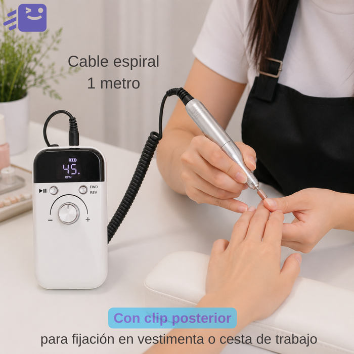 Torno Inalámbrico Profesional Pedicura Manícura