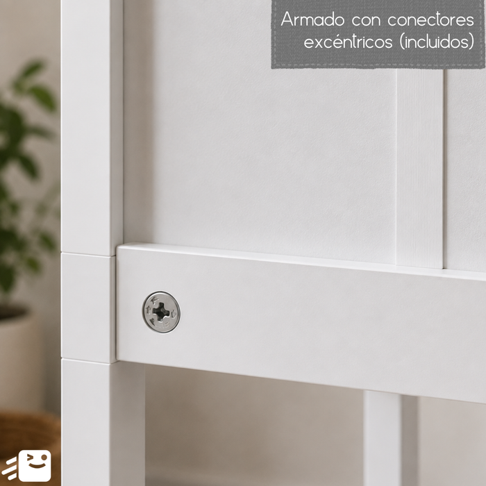 Estante Organizador De Baño Con 2 Puertas