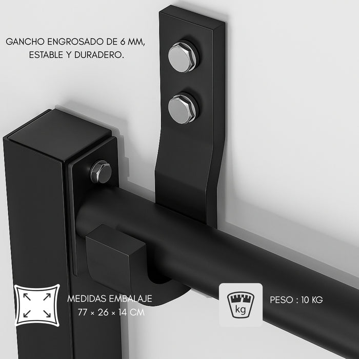 Ejercicios Multifuncional Barra Dominadas Pared Gym 8 En 1