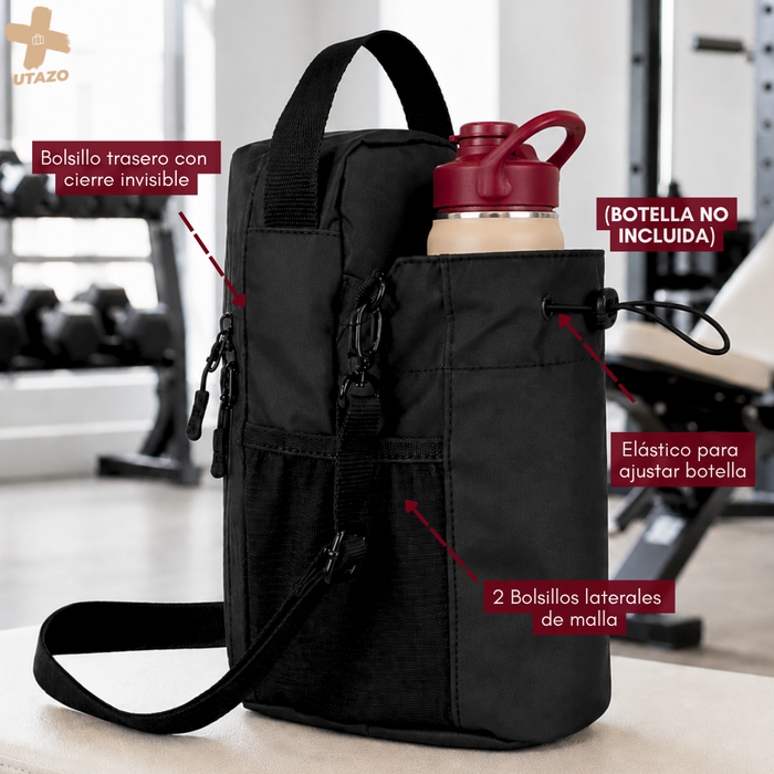 Bolso Gym Y Entrenamiento Portátil Magnético Gym Bag Color Negro