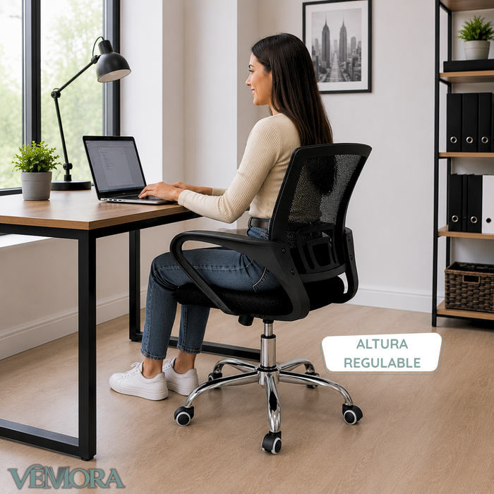 Silla De Escritorio Ergonómica Giratoria Regulable