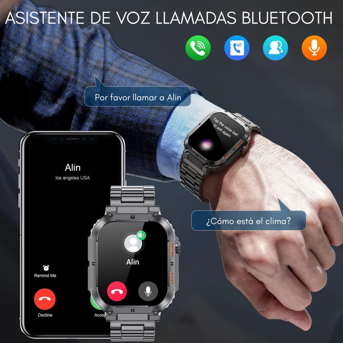 Smartwatch Hombres Relojes Inteligente Sport Bluetooth Call