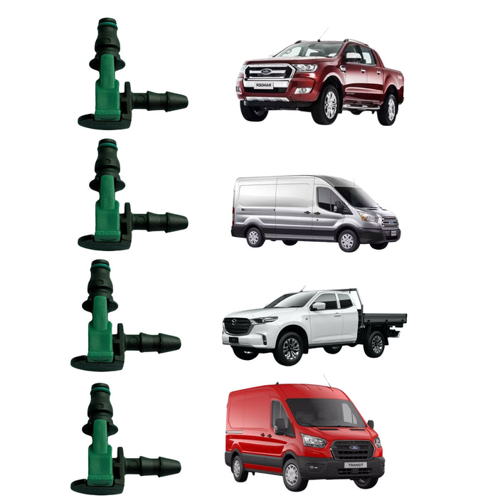 4 Retornos Inyectores Ford Ranger Mazda Bt50 Transit 3.2 2.2