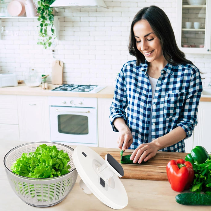 Secador De Verduras Centrifuga Lechuga Multifunción 6l