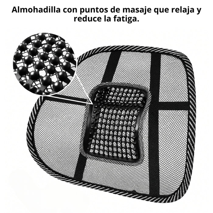 Soporte Respaldo Lumbar Ergonómico Auto Silla