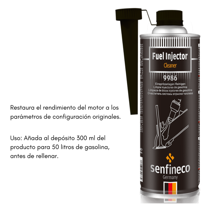 Limpia Inyectores Bencinero Senfineco 300ml x2