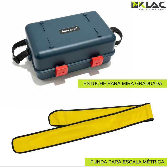 Nivel Topográfico 32x Profesional Trípode con Mira