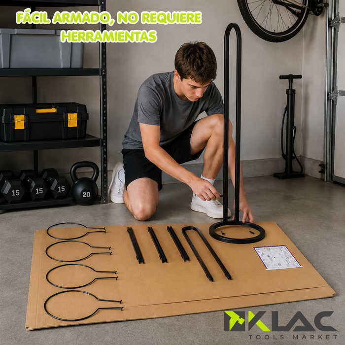 Estante Organizador De Balones Metal Rack Deportivo Balón