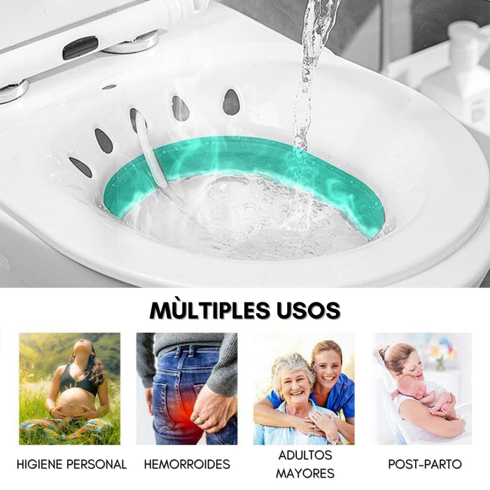 Baño De Asiento Alivio Hemorroides Embarazo Bidé Plegable