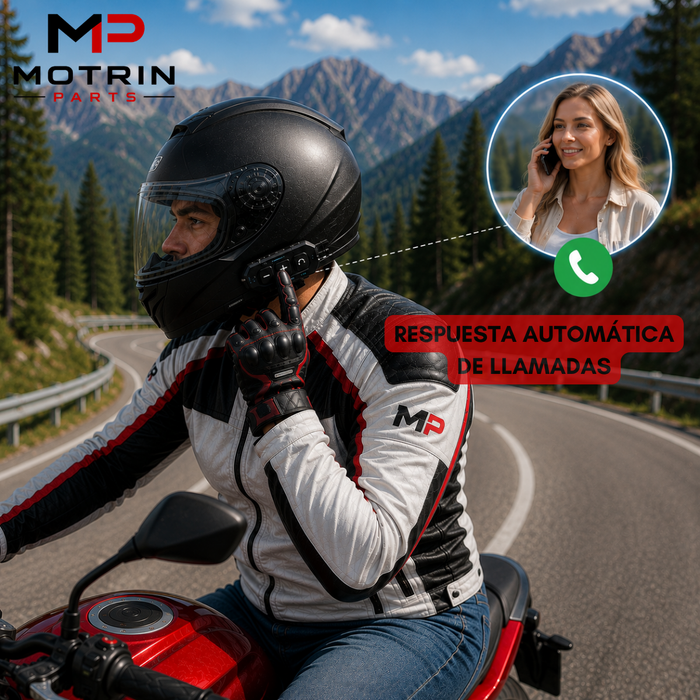Audífono Intercomunicador Casco Moto Auricular Bluetooth