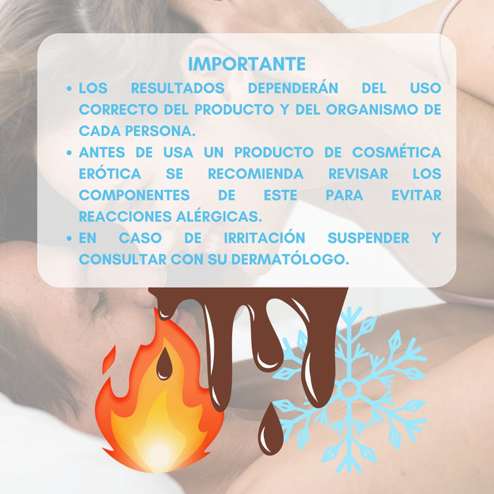 Pack 3 Lubricante Intimo Chocolub Ice Hot Starsex 30ml