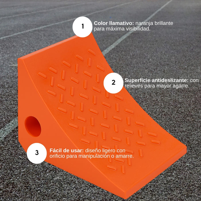 2 Cuña Para 5 Toneladas Usos Camiones Buses Camionetas Autos