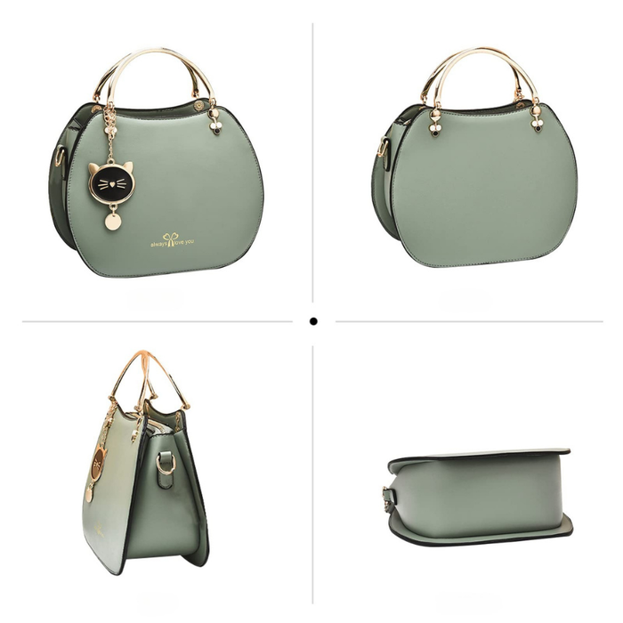 Bolso De Hombro Dama Mujer Bag Cat Bandolera Elegante