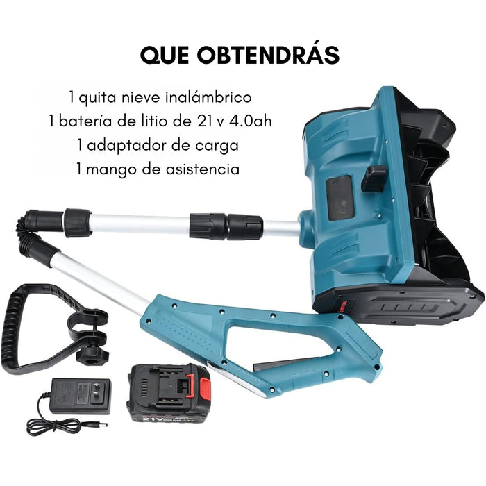 Quitanieves Eléctrico Para Quitar Nieve Funciona Con Bateria