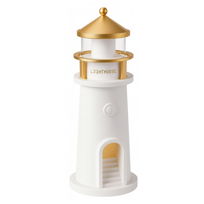 Lámpara Proyecto Faro Luz Led Luna Espantacuco Niño Niña Color Blanco Usb Telotenemos