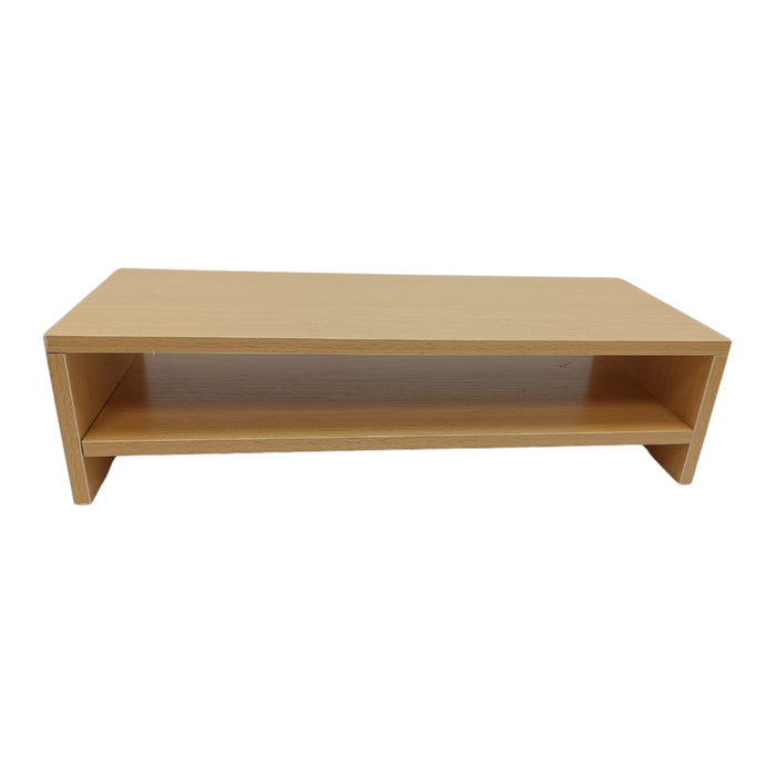 Soporte Monitor Con Estante Almacenamiento De 2 Niveles