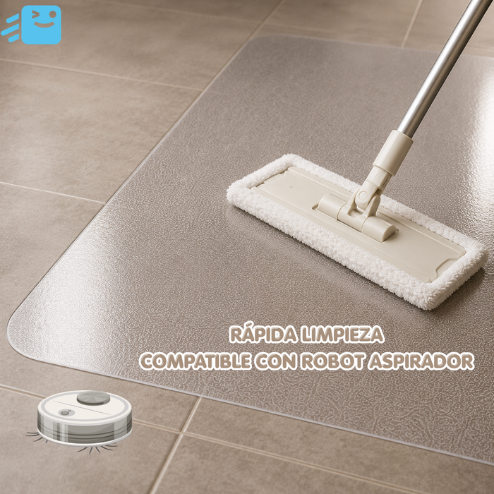 Protector Piso Flotante Silla Oficina Transparente 90x120cm