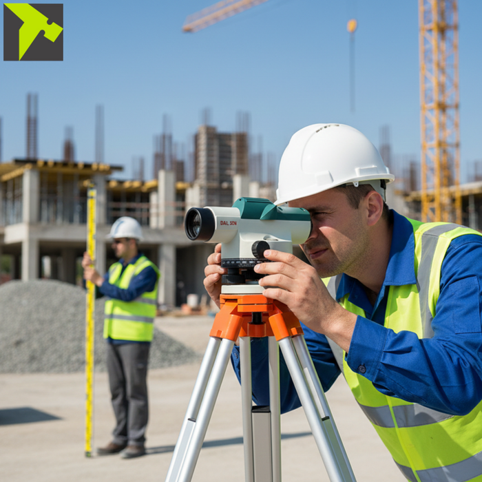 Nivel Topográfico 32x Profesional Trípode con Mira