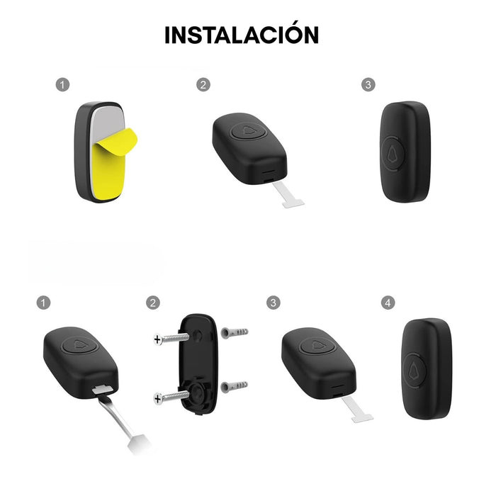 Timbre Inalambrico 300m Exterior Para Casa Impermeable