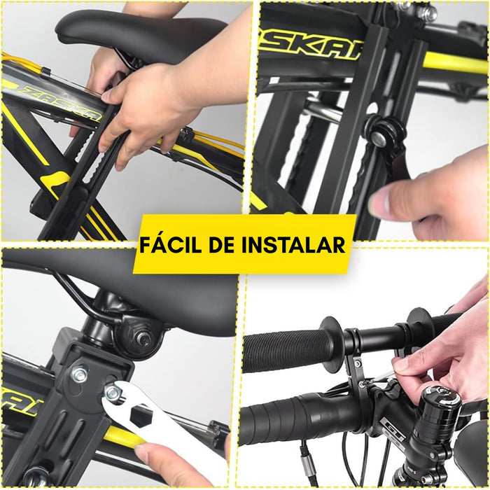 Silla De Niño Con Manillar Para Bicicletas Y Mtbike