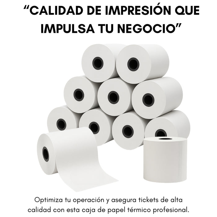 32 Rollos Termicos Rollo Papel Termico Cinta Termica Telotenemos 80mm X 80mm Color Blanco