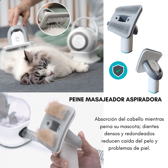 Aspiradora Corta Pelo Profesional Para Mascota Perro Gato G2