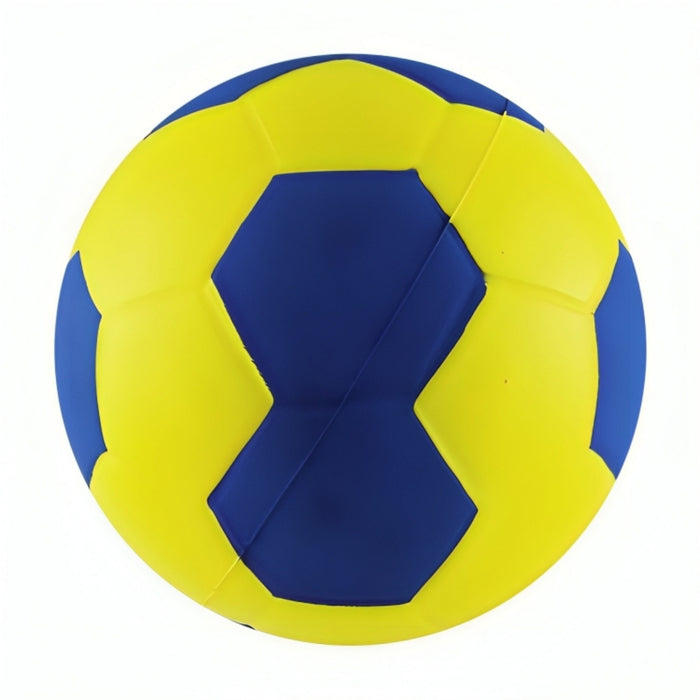 Balon Esponja Pu.handball 6  Amarillo/azul Handbol Espuma
