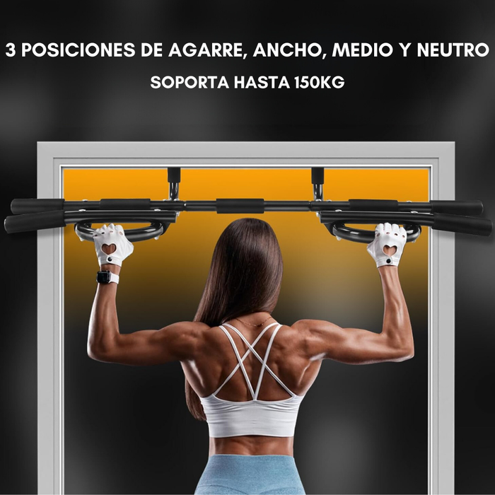 Barra Puerta Dominadas Pull Ups Ejercicios Espalda Abdomen