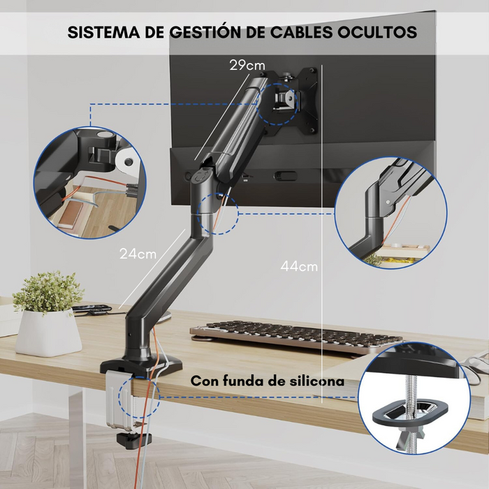 Base Escritorio Soporte Televisor Monitor 17 -32 2-9kg Ds90