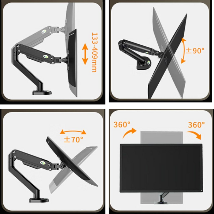 Base Escritorio Soporte Televisor Monitor 17 -32 2-9kg Ds90