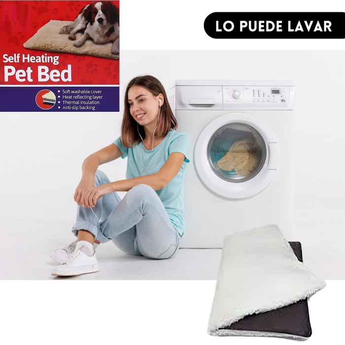 Cama Alfombra Polar Invierno Mascotas Perros Gatos 59x47