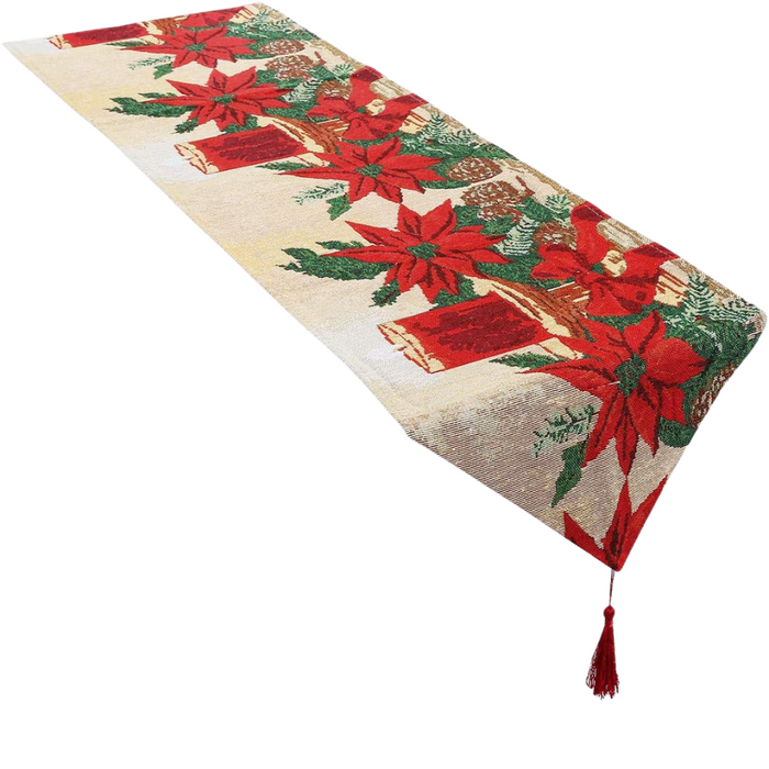 Camino De Mesa Navidad Decoracion Navideña 33x180 Cm Adorno