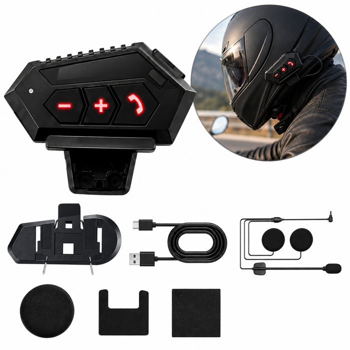 Audífono Intercomunicador Casco Moto Auricular Bluetooth