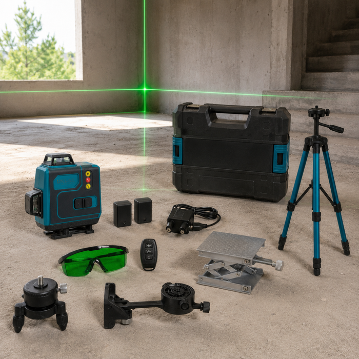 Nivelador Laser 16 L 360° Klac Con Trípode Y Maletin
