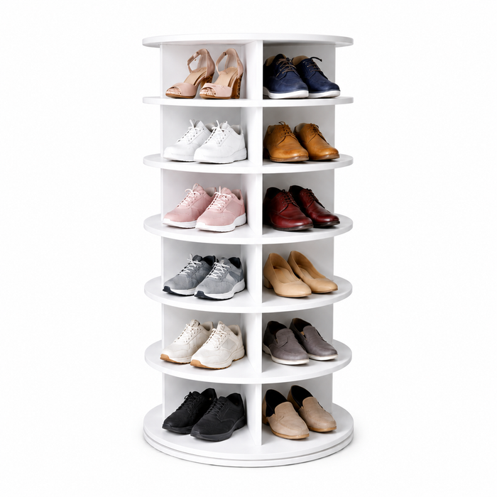 Organizador Zapatero Giratorio 360° Estante Repisa 6 Niveles