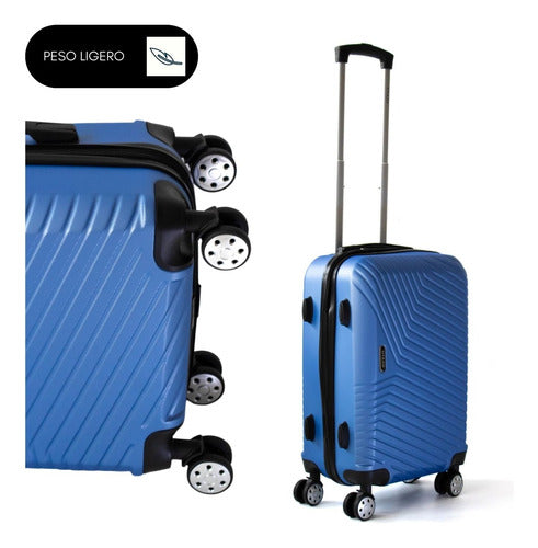 Set 2 Maletas De Viajes Cabina 10kg Y Bodega 23kg Avion S/m