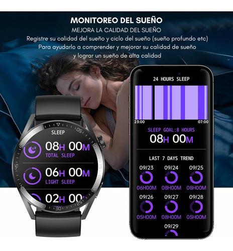 Smartwatch Genérico Reloj Inteligente Pantalla Tft Táctil Hw