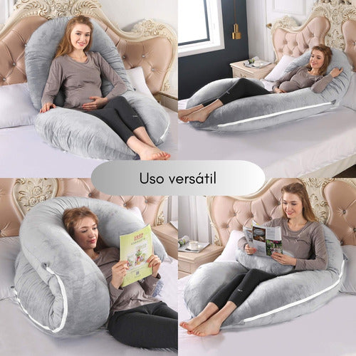 Cojin Almohada Maternal Con Funda Extra Suave