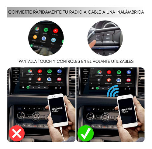 Adaptador Android Auto Inalambrico Wireless Todos Los Autos