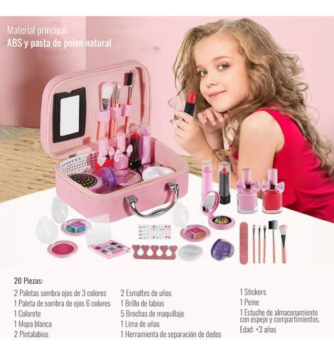 Juego De Maquillaje Set Belleza De Niñas Cosmeticos